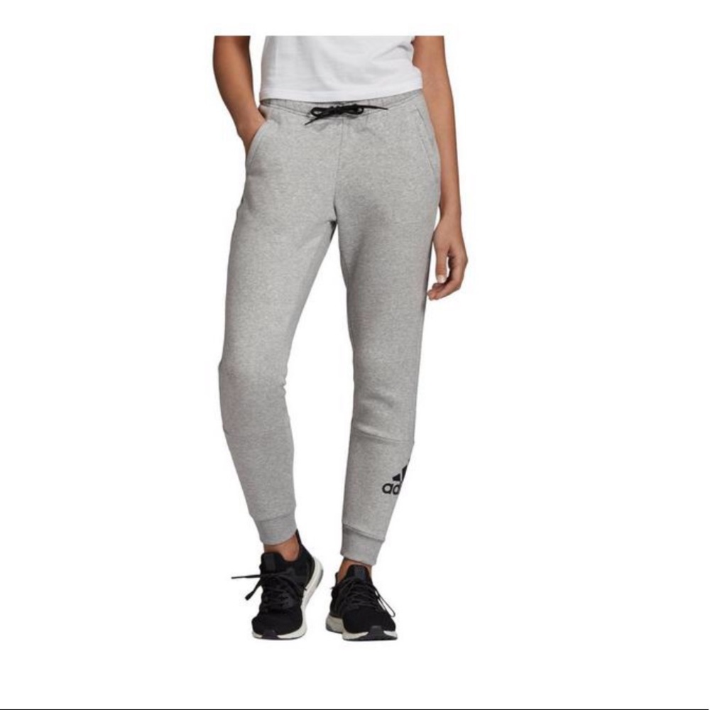 Grey Adidas joggers